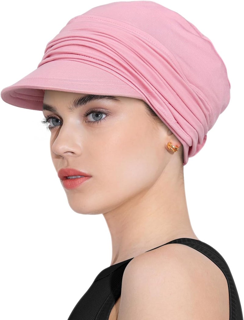 Awefeel Chemo Headwear Viscose Newsboy Cap for Women Fall and Winter Hats - Image 4